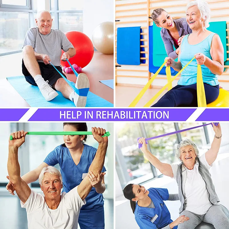 Bandas de resistencia para entrenamiento fitness 4 niveles