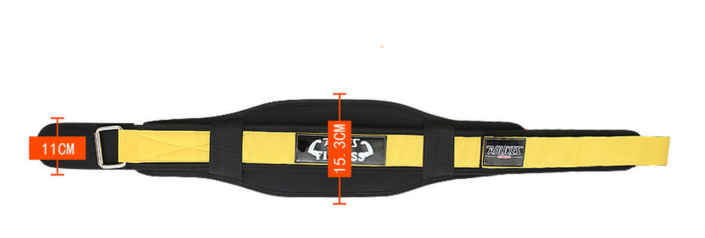 Cinturón de levantamiento de pesas y apoyo lumbar