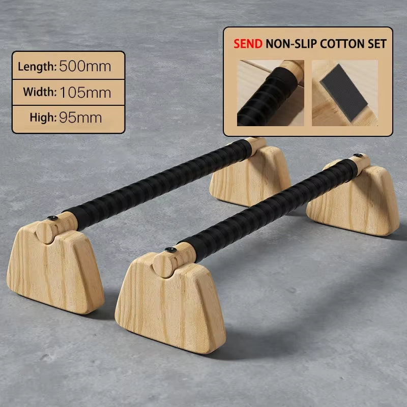 Barras de madera para flexiones