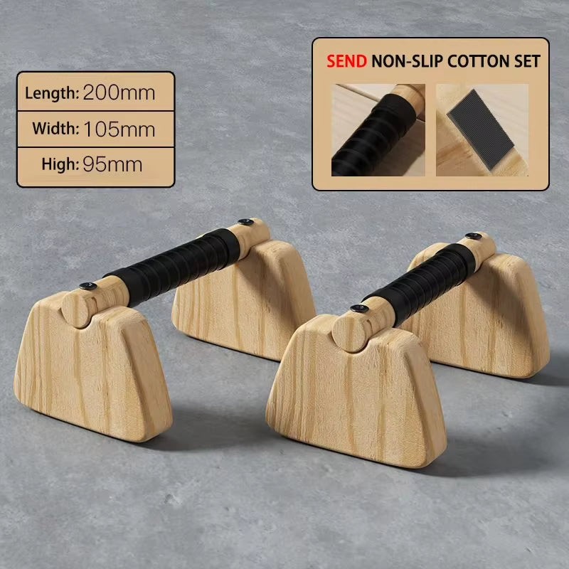 Barras de madera para flexiones