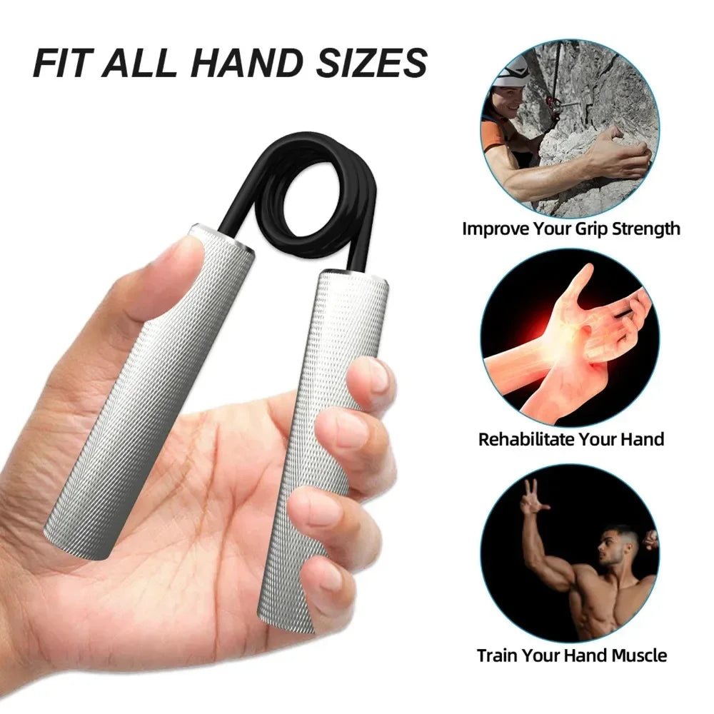 Set de fortalecedores de mano metálicos | 22 kg - 136 kg