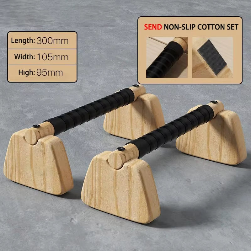 Barras de madera para flexiones