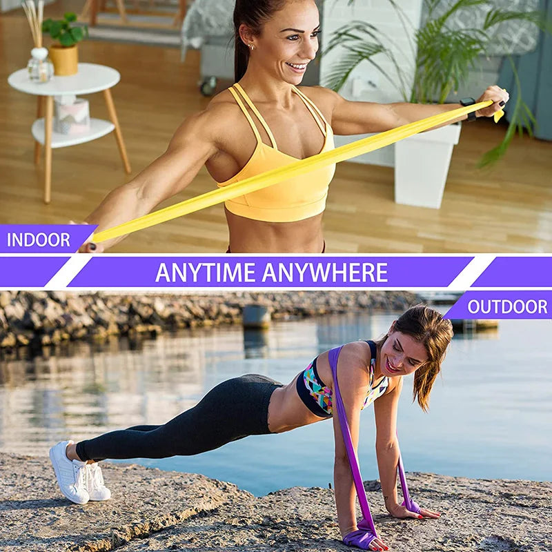 Bandas de resistencia para entrenamiento fitness 4 niveles