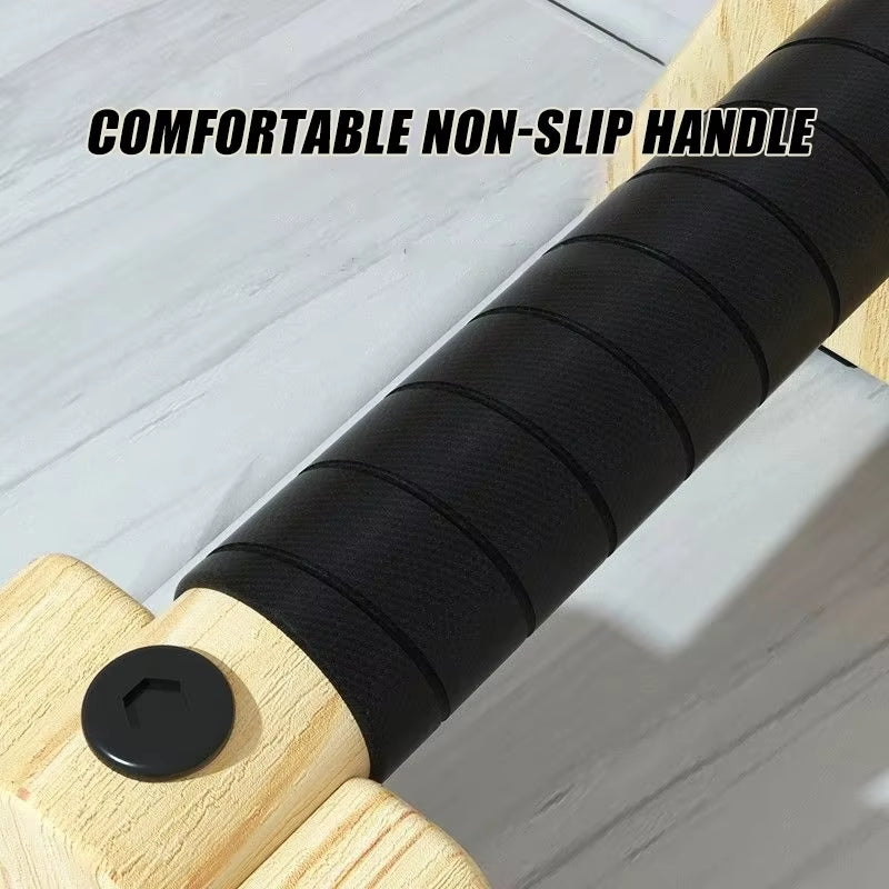 Barras de madera para flexiones