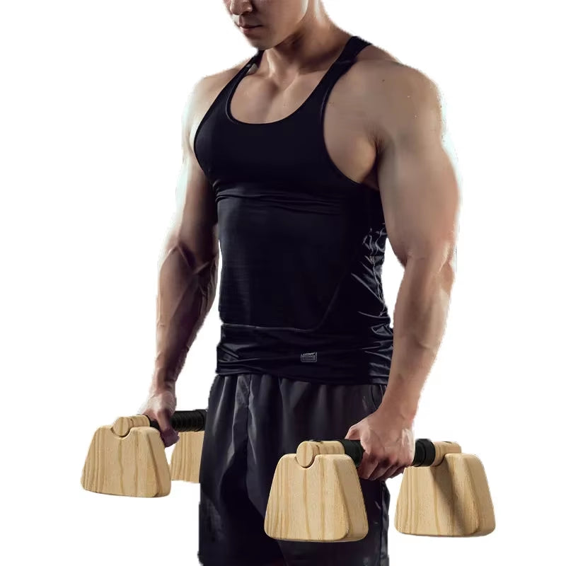 Barras de madera para flexiones