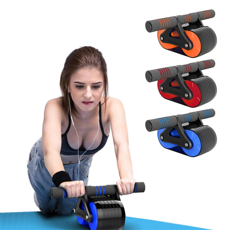 Doble rueda abdominal - entrenamiento en casa