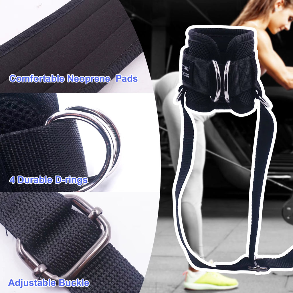 Tobilleras de entrenamiento para poleas